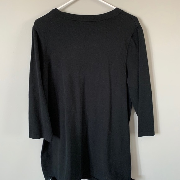 Lane Bryant sweater with bead and sequins 14-16W office career wedding formal - Picture 14 of 16